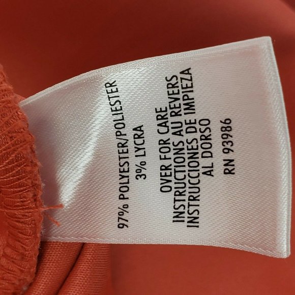 Vintage Casual Corner Button Down Shirt Orange - Picture 6 of 7